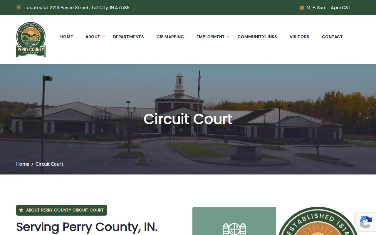 Perry Circuit Court official information